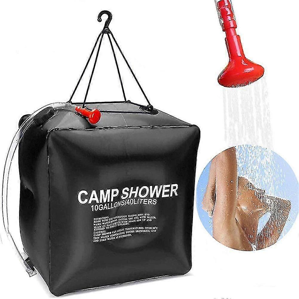 40L Portable Solar Shower Bag for Camping