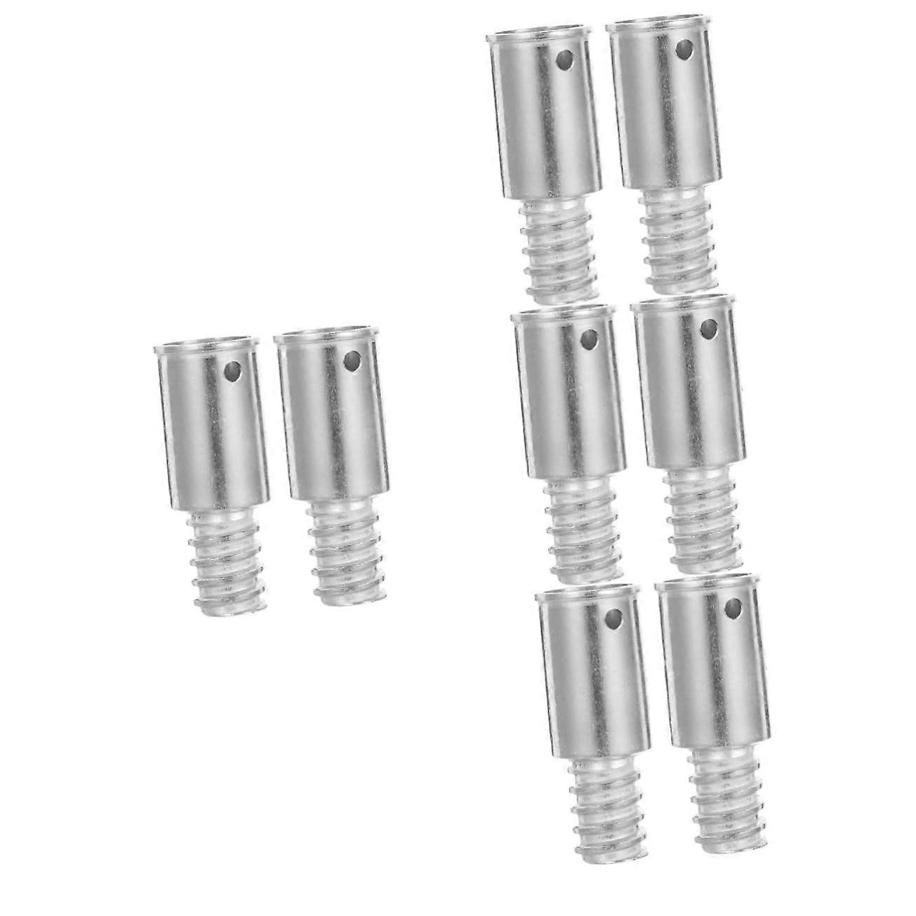 8Pack Female Thread Extension Pole Adapter for Mop and Squeegee Poles, Quick Secure Fit