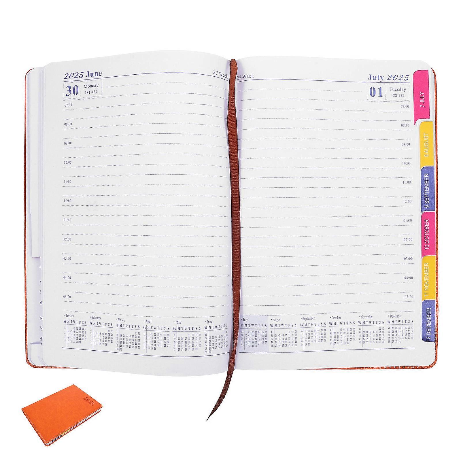 Daily Planner Office Work Planner Notepad for Writing Use 2Pcs Pack