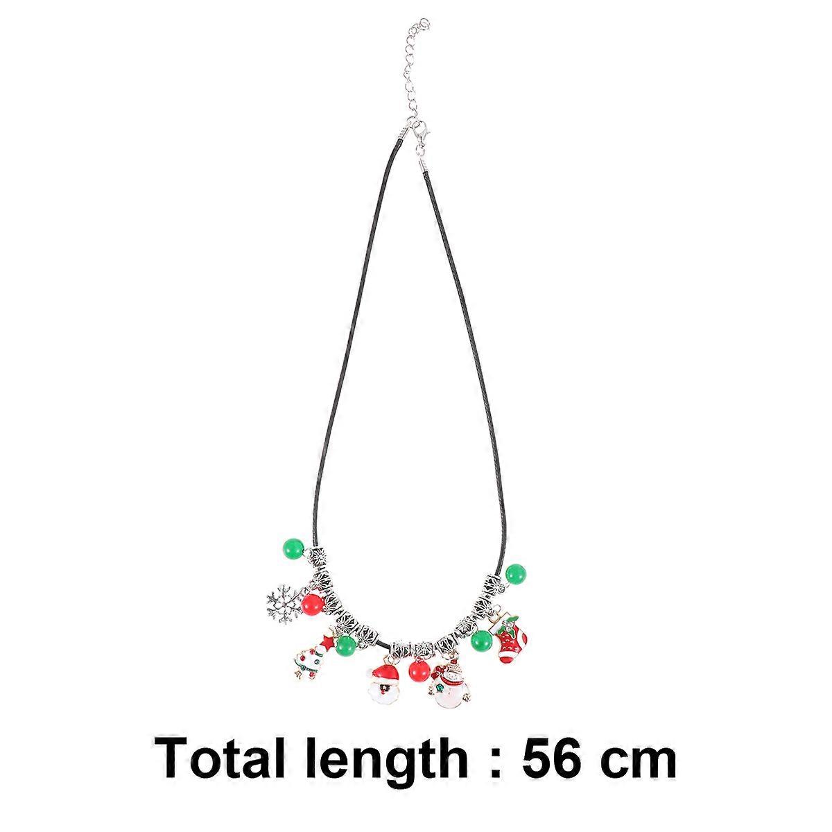 Collier de Noël avec pendentif Père Noël
