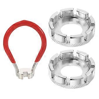Silver Bikes Spoke Wrench for Wheel Alignment 3Pcs Bicycle Adjustment Tool
