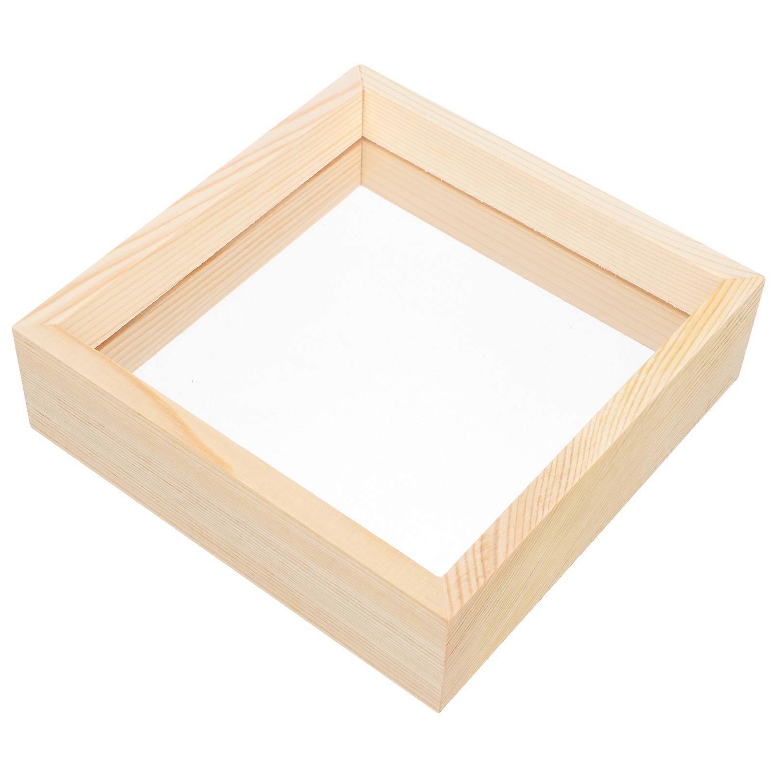 Wooden Frame Dried Flower Specimen Frame for Decor Display