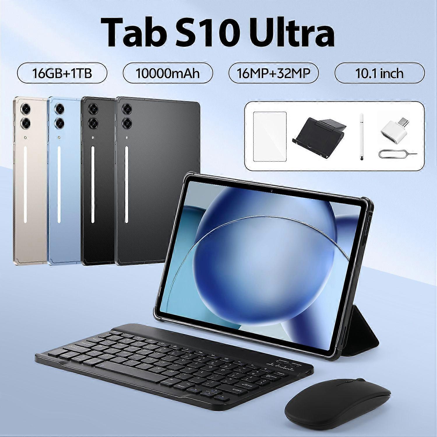 Tab S10 Ultra Tablet 10.1-Inch High-Definition Smart Android Tablet
