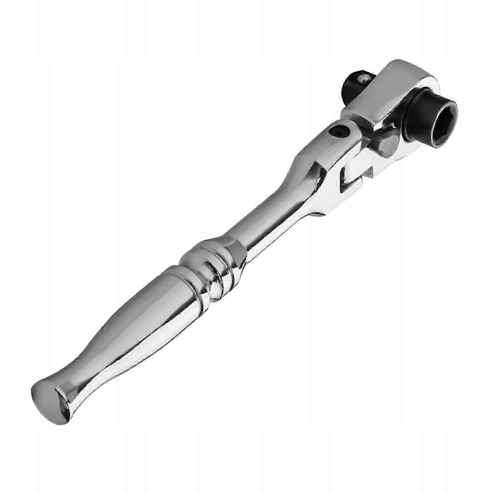 Mini Ratchet Wrench Efficient Spanner Hex Wrench Tools 1/4" Round Handle