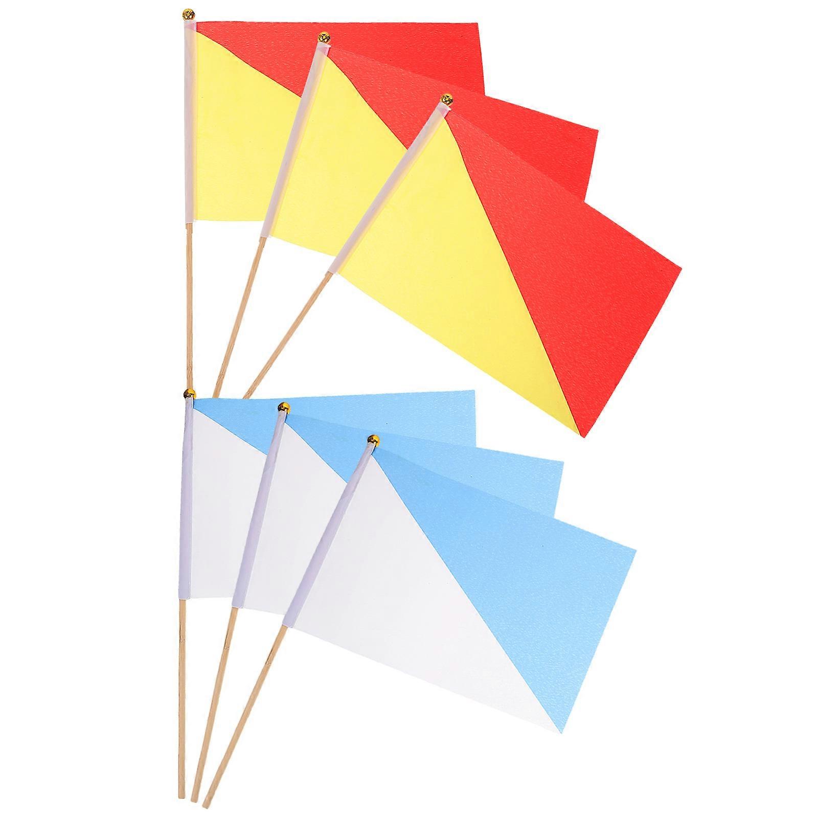 Signal Flag Commanding Flag for Use 24Pcs Referee Flags