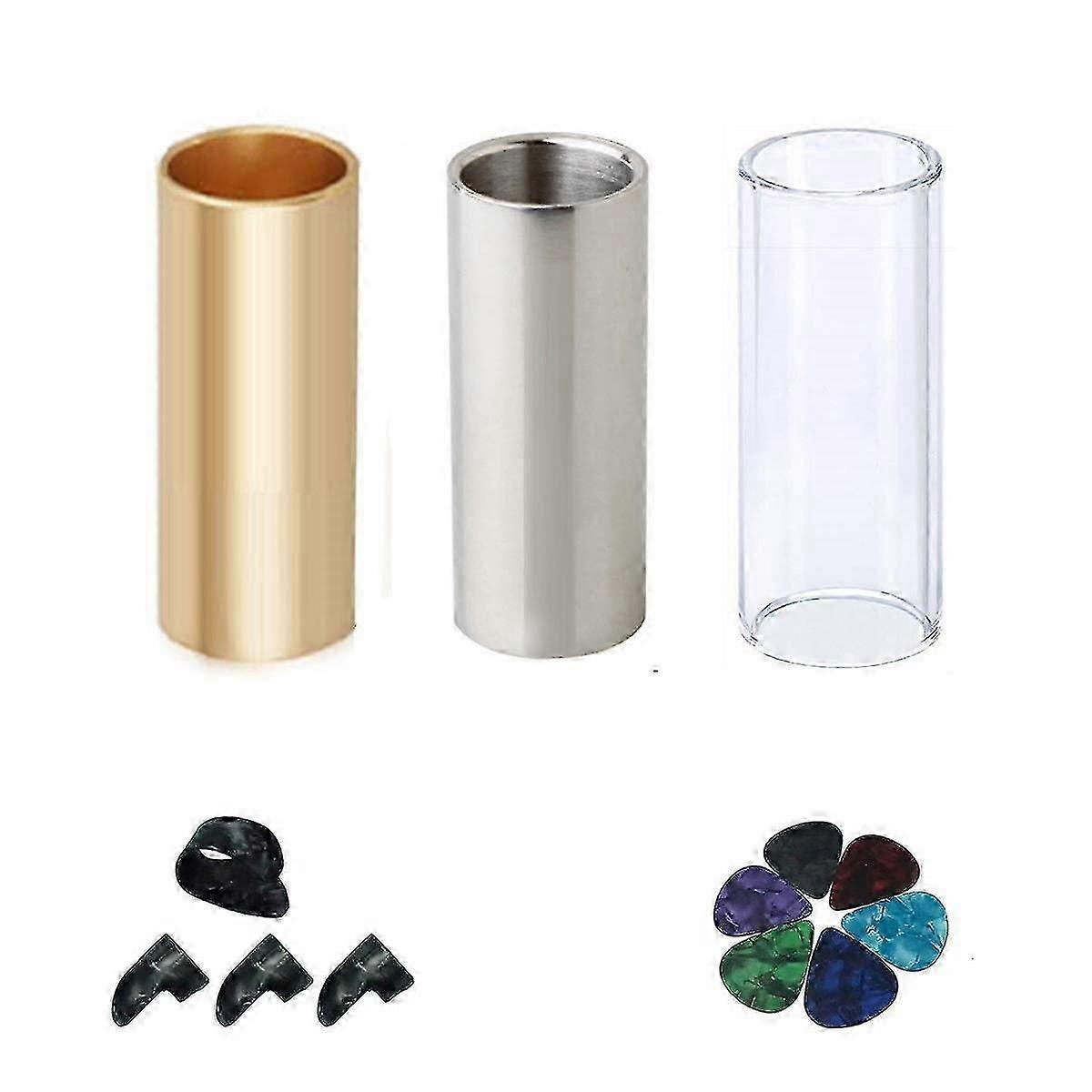 Guitar Slide Set, Finger Tips, Guitar Pick
