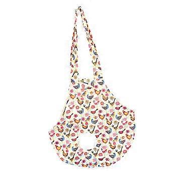 Chicken Carrying Bag Handbag for Chickens Outdoor Easy Controlling Handbag Chicken Holder Cartoon Pattern Multicolor