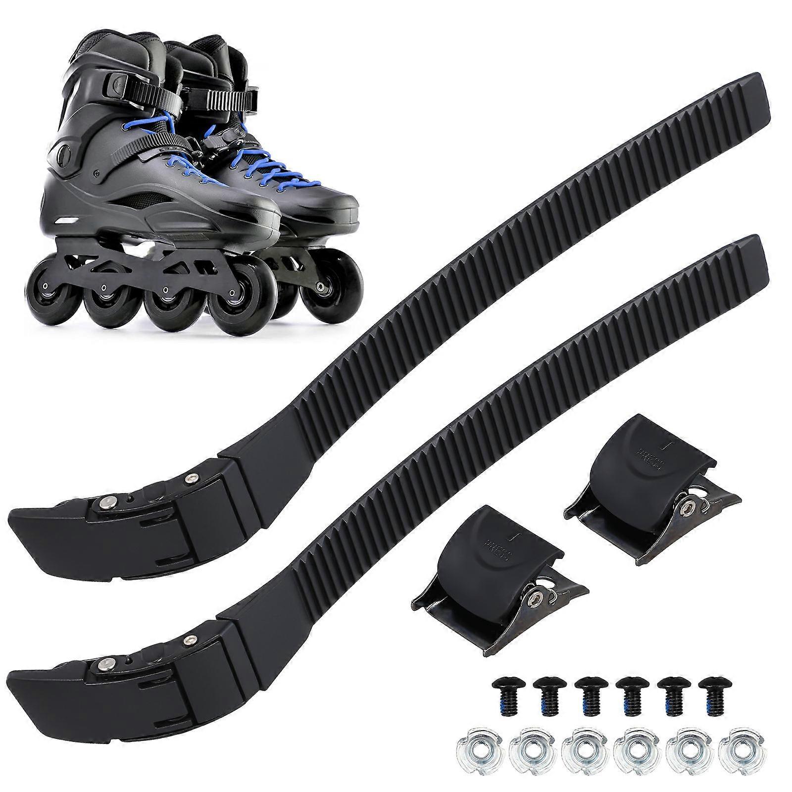 2 Set Buckle Straps Roller Straps Replacement Strap Accessory Parts Inline Roller Strap Skating Shoe Replacement