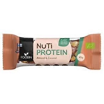 Caramel-flavored almond protein bars 45 g