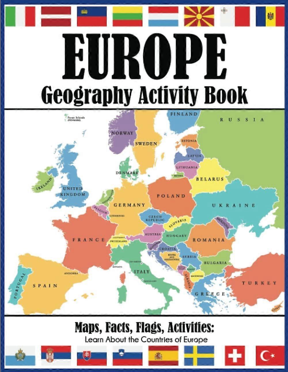 Europe geography activity book