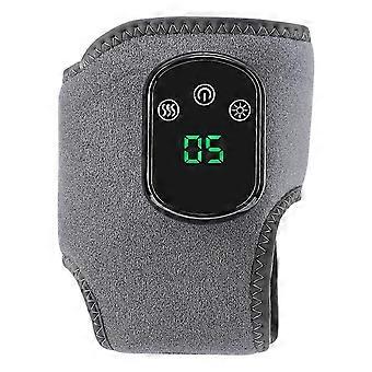 Electric Foot Ankle Massager with Heat & Vibration Cordless Heating Pad Ankle Wrap for Sports Recove