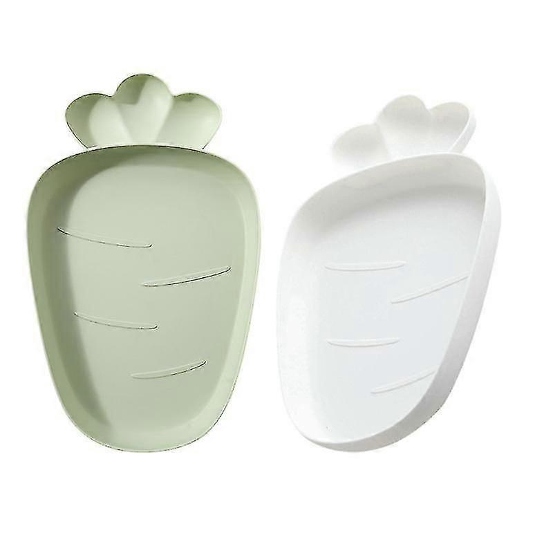 2pcs Kitchen Tableware, Carrot Candy Plate