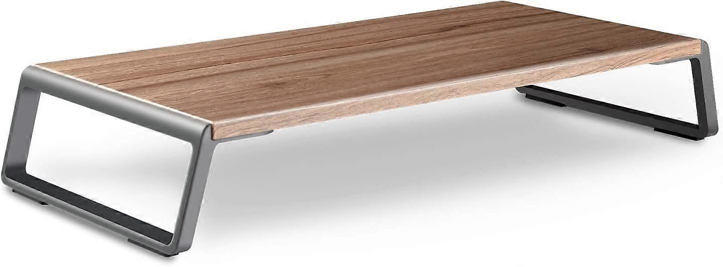 Monitor Stand with Metal Feet for Printer,Computer(Hickory)