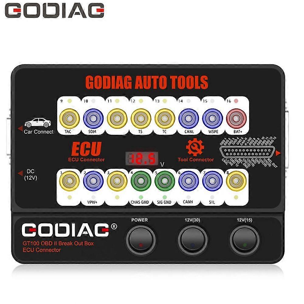 Diagnostic tools GODIAG GT100 OBDII Protocol ECU Detector & Break Out Box With programming & coding.