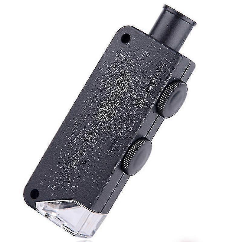 60x-100x Mini microscópio iluminado com luz led