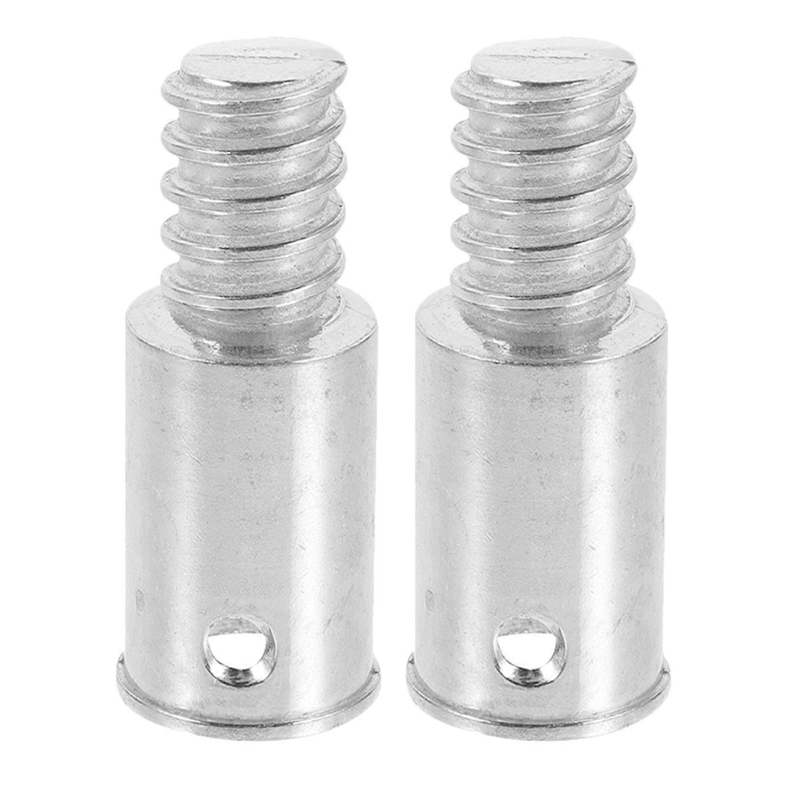 2Pcs Broom Extension Pole Adapter Broom Handle Threaded End Extension Pole Attachment