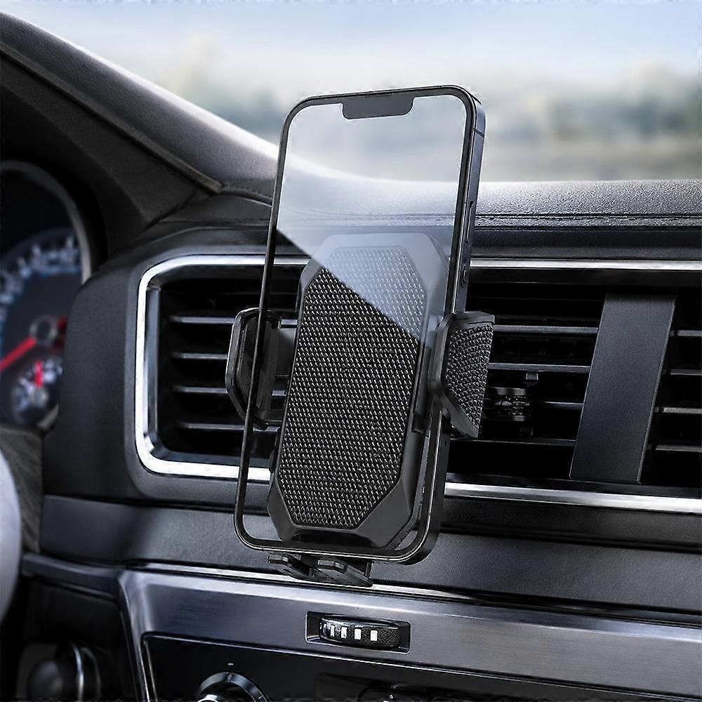 Car Rotating Clip CD Slot Automatic Locking Phone Holder