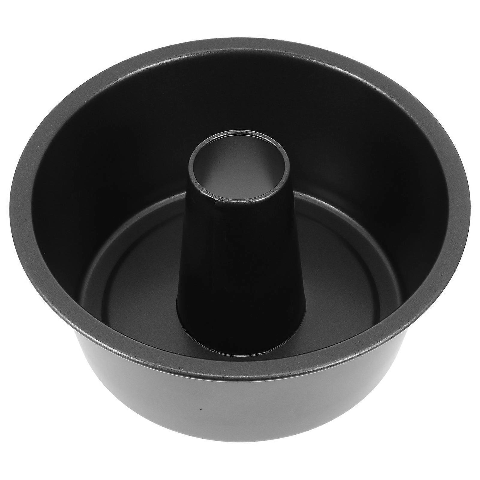 1Pc Durable Round Hollow Cake Pan Non-stick Baking Mold Practical Bread Mold