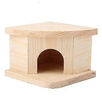 Naturlig tre hamster seng hytte lite dyr varmt hus hamster rede