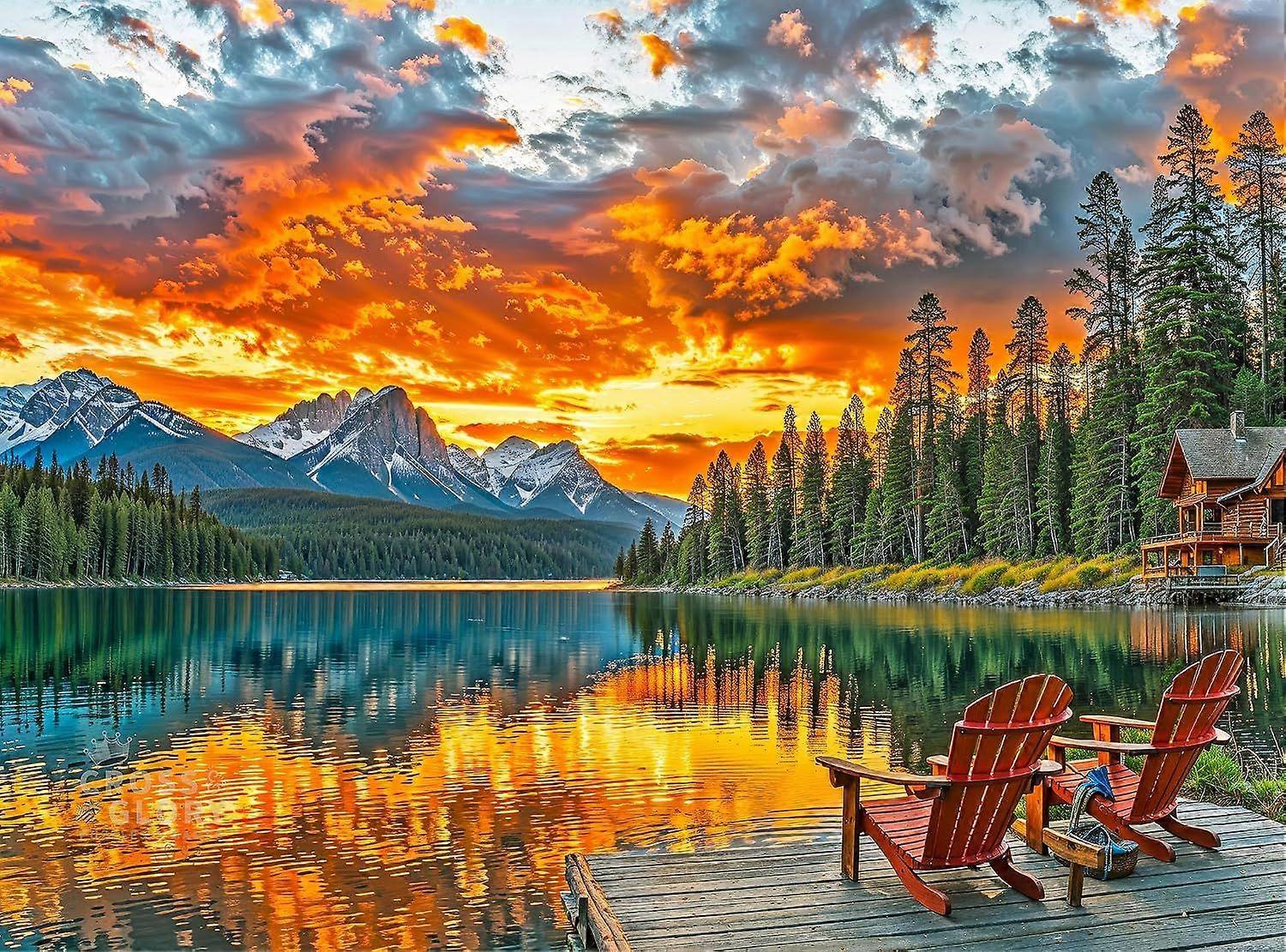 Dockside Reflections Jigsaw Puzzles CYQL-442