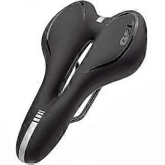 Gel Bicycle Saddle MTB Mountain Road Bike Seat ComCompatibletable Soft Cycling Cushion Exercise Bike Saddle Compatible Men and Women FAST qd
