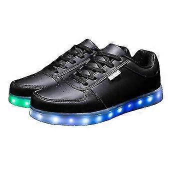LED-Lichtschuhe für Männer und Frauen Studentenaktivismus Boardschuhe USB-Aufladen Leuchtende Schuhe Fluoreszierende Schuhe
