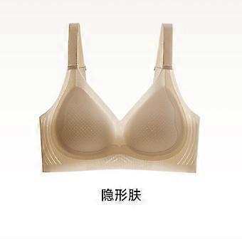 Plus Size Invisible Seamless Gathering Anti Sag Ultra Thin Maternity Women Bra