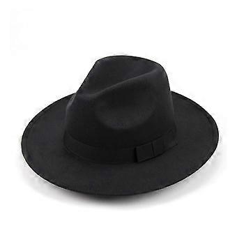 Classic Wool Gentleman Hat Unisex Felt Cap for Men Women