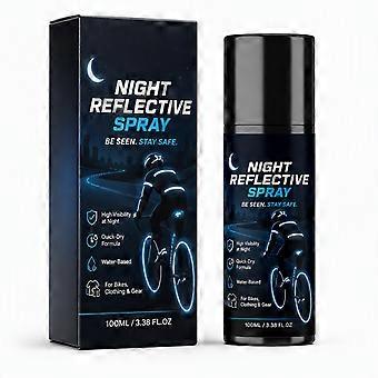 AMZ Night Reflective Spray, Clothing Backpack Bicycle Night-Time Travel Portable Quick-Drying Reflective Graffiti Marking Spray