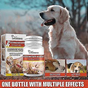 2pcs Yegbong Haustier Hämostatisches Pulver Erleichterung Haustier Trauma Heilung Pulver Katze Und Hund Haut Wundreinigung Hämostatisches Pulver