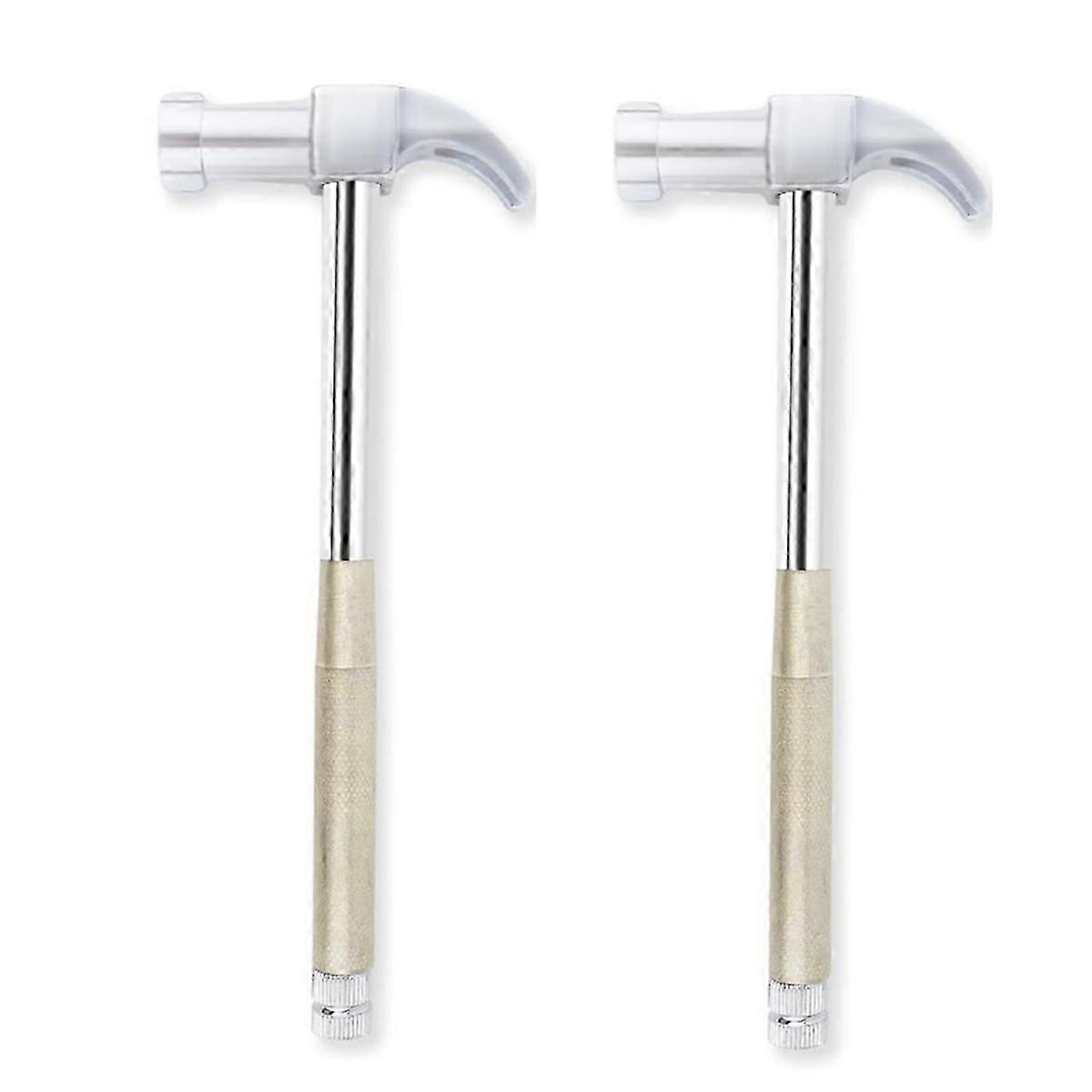 2pcs 6In1 Multifunctional Portable Metal Mini Hammer & Screwdriver Set