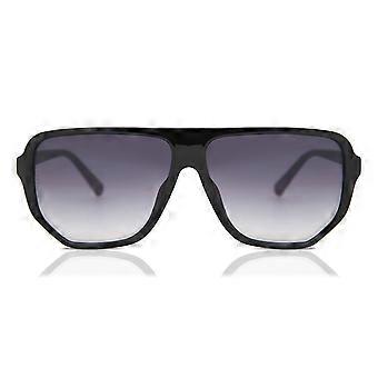 Guess GU00003 01Q Full Rim Shiny Black Men Pilot Sunglasses UV3 Original