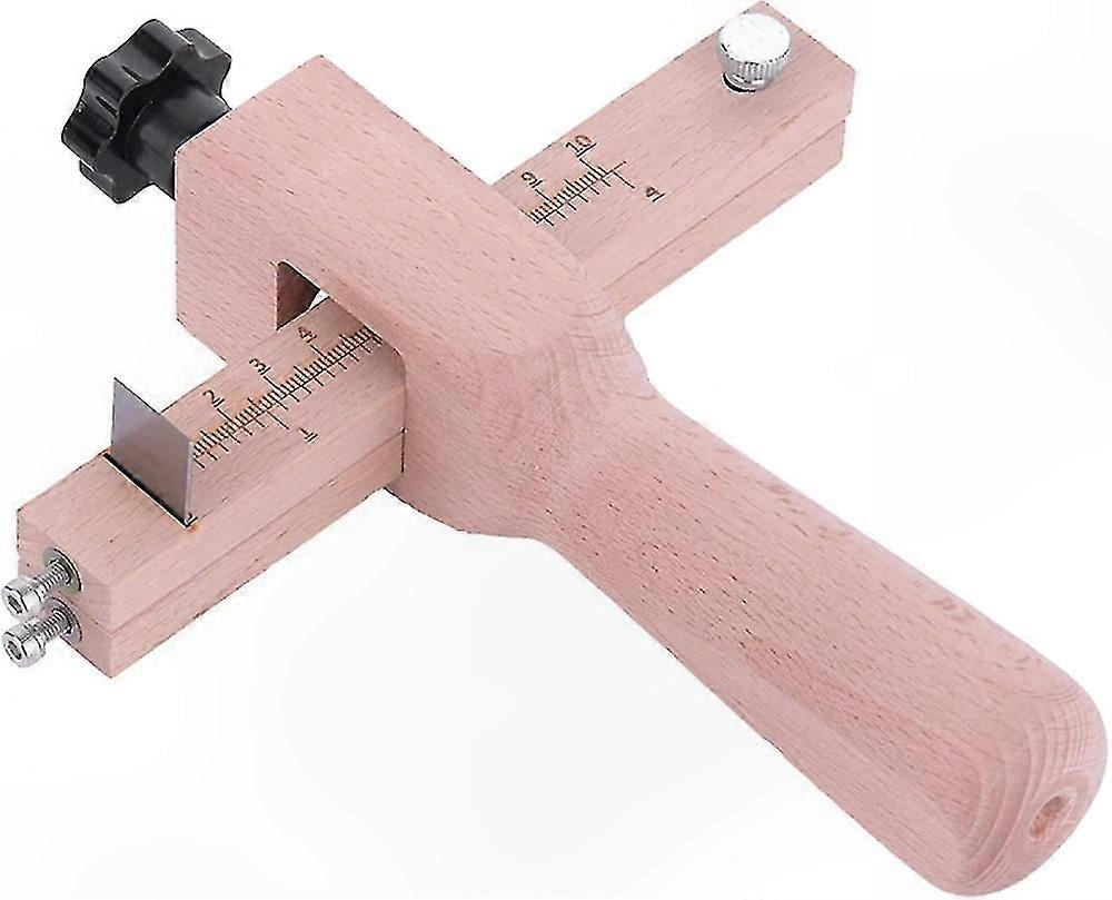 Leather Strap Cutting Tool with Adjustable Precision for Crafting Projects
