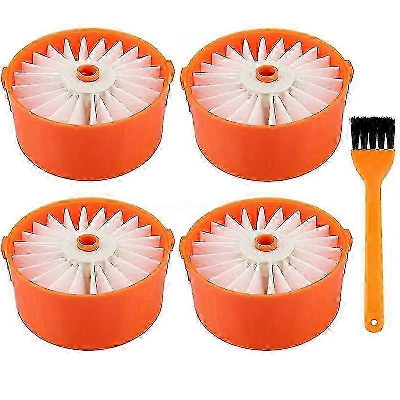 4 Pack Replacement Filter Elements for BLACK + DECKER BSV2020G Cordless Vacuum Cleaner Accessories