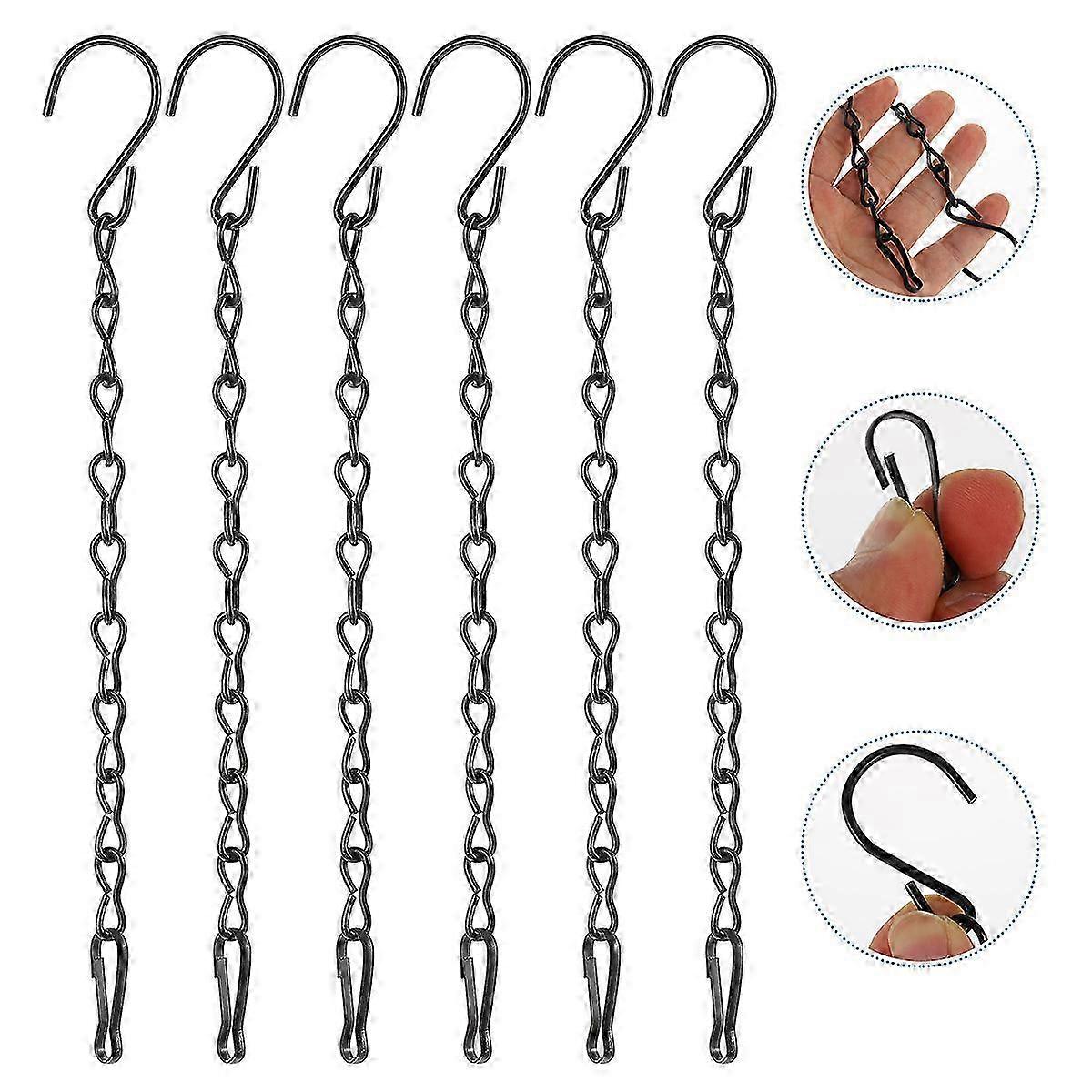 10kg Load Black Iron Hanging Chain Set
