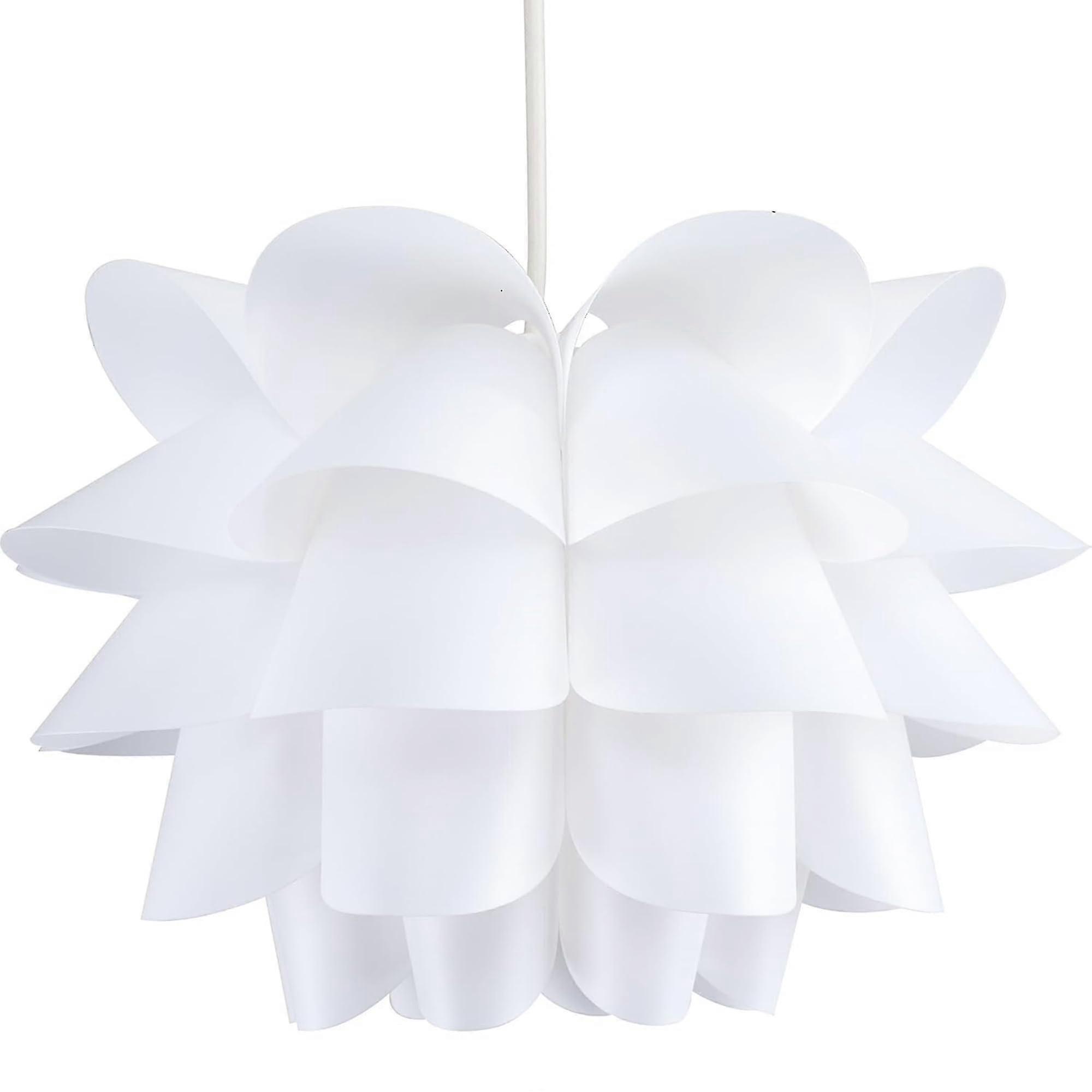 White Complex Pattern Pendant Lamp