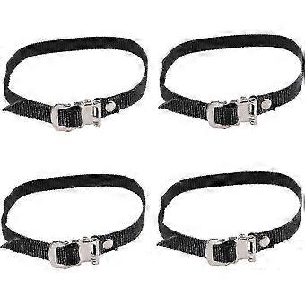 Nylon Adjustable Toe Straps 4 Pack