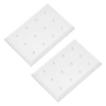 Lightweight Nail Grinding Head Storage Organizer for Display 2Pcs Transparent