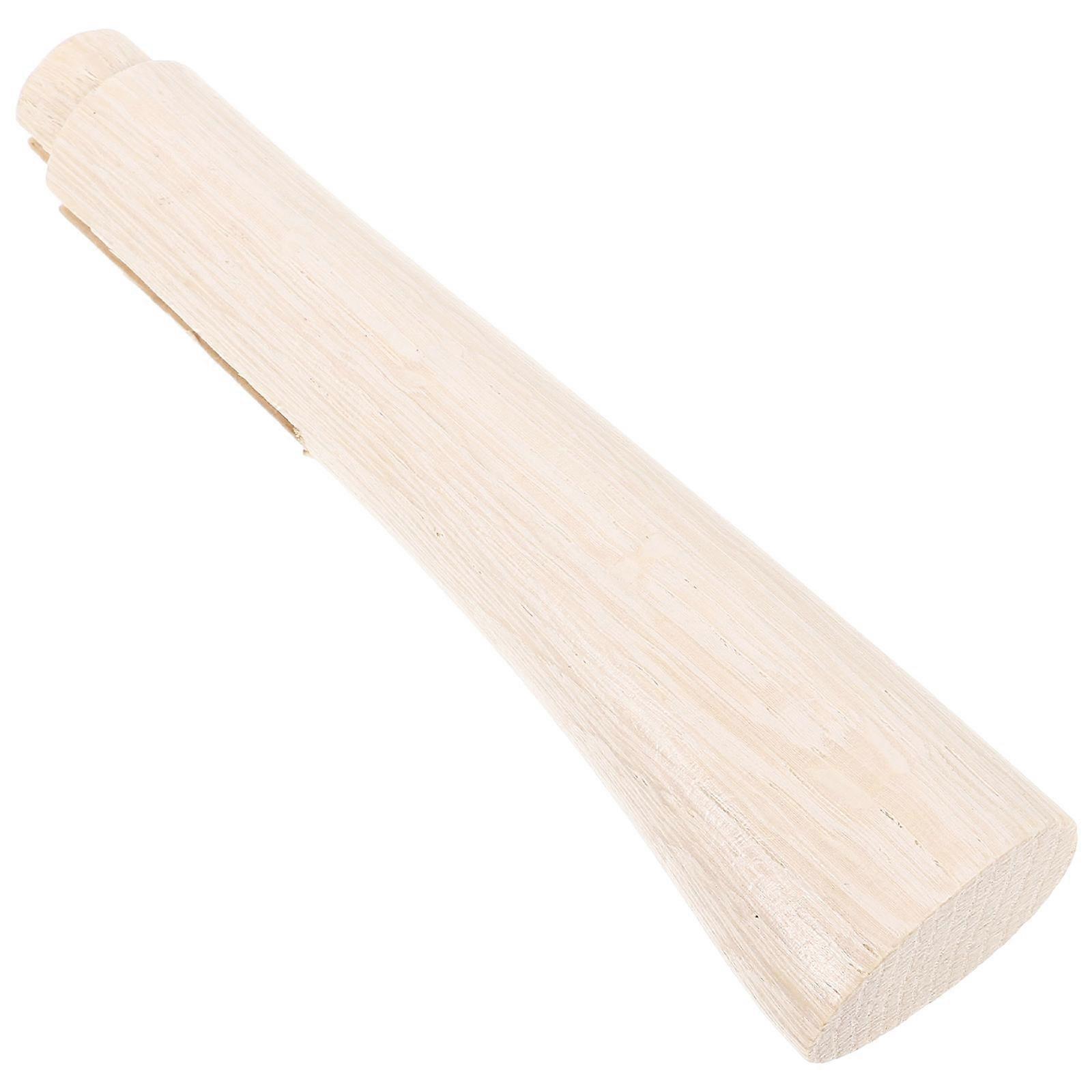 Ergonomic Wooden Handle for 2Pcs Handle Replacement