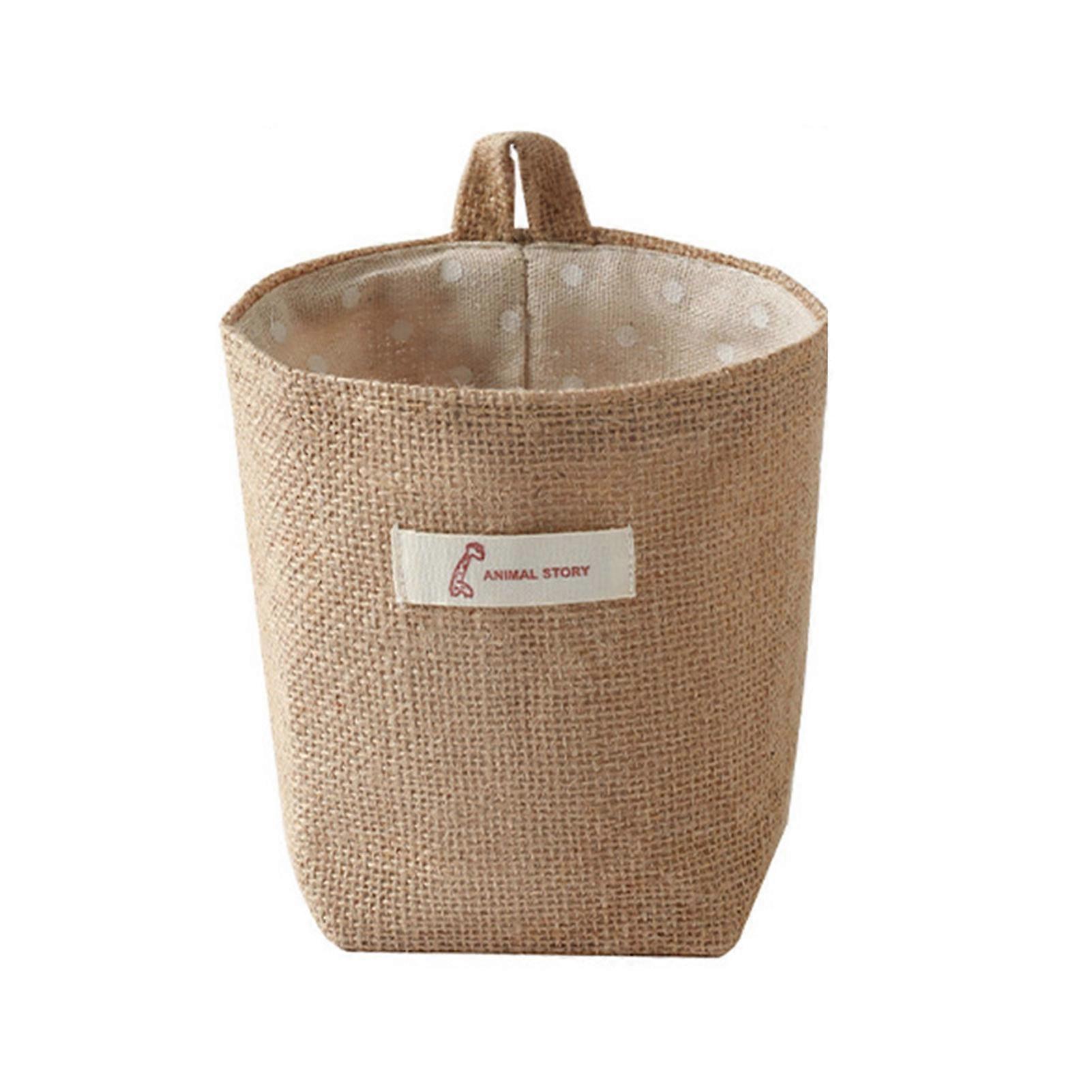 Hanging Cotton Linen Pouch For Bed Frames