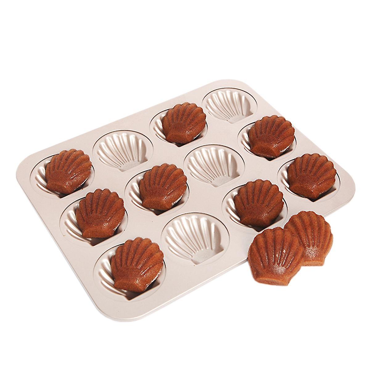 12 Cavity Non-stick Mold Baking Pans Cake Tins