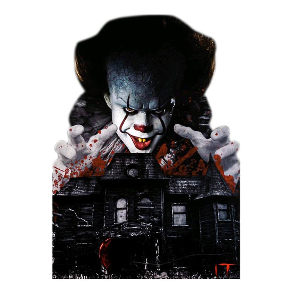 It (2017) Pennywise Tin Sign Ready For Display In Collector Friendly Window Box