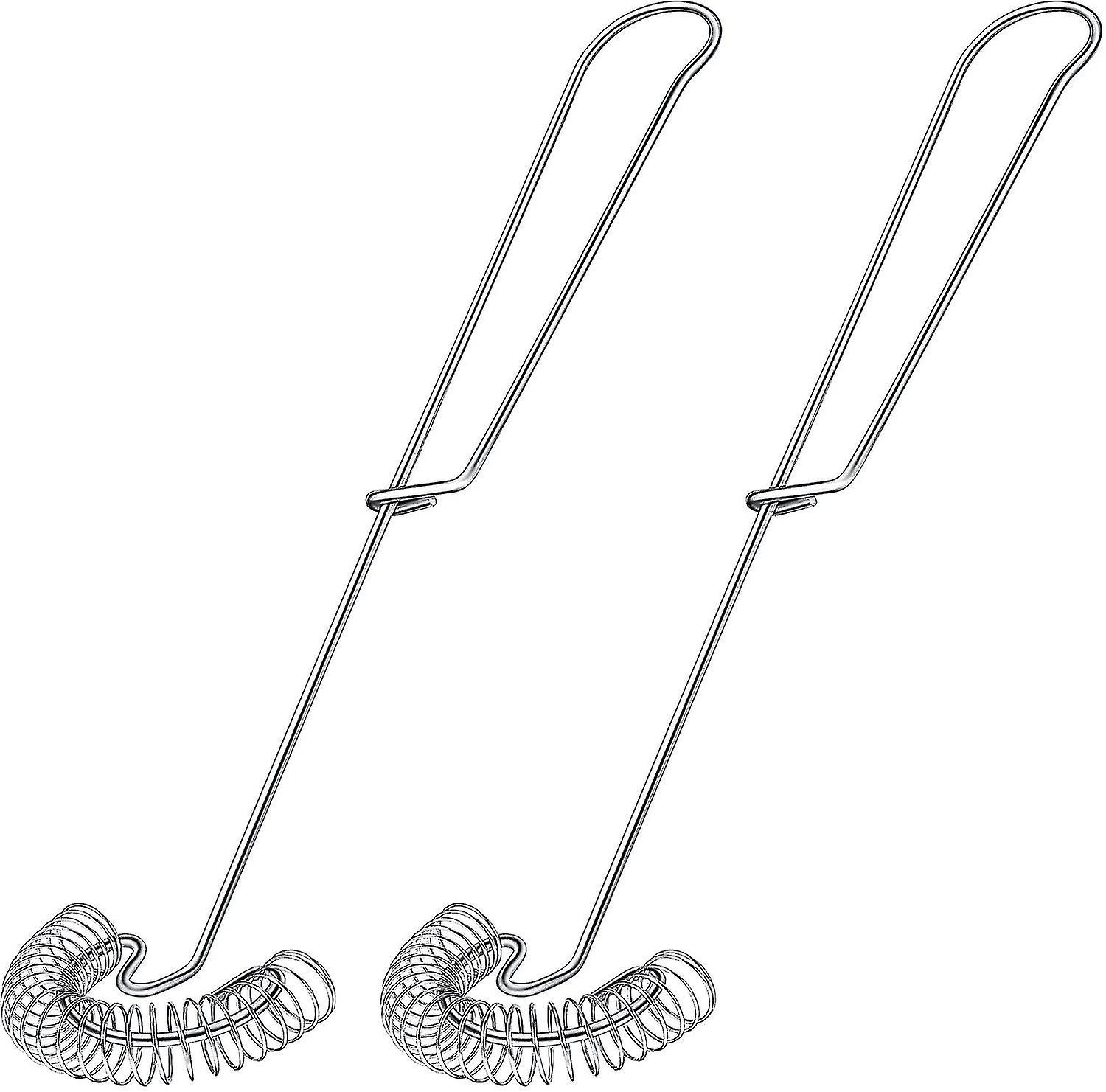 2 Pieces Scandinavian-type Whisk Egg Small Whisk Whipper Stainless Steel