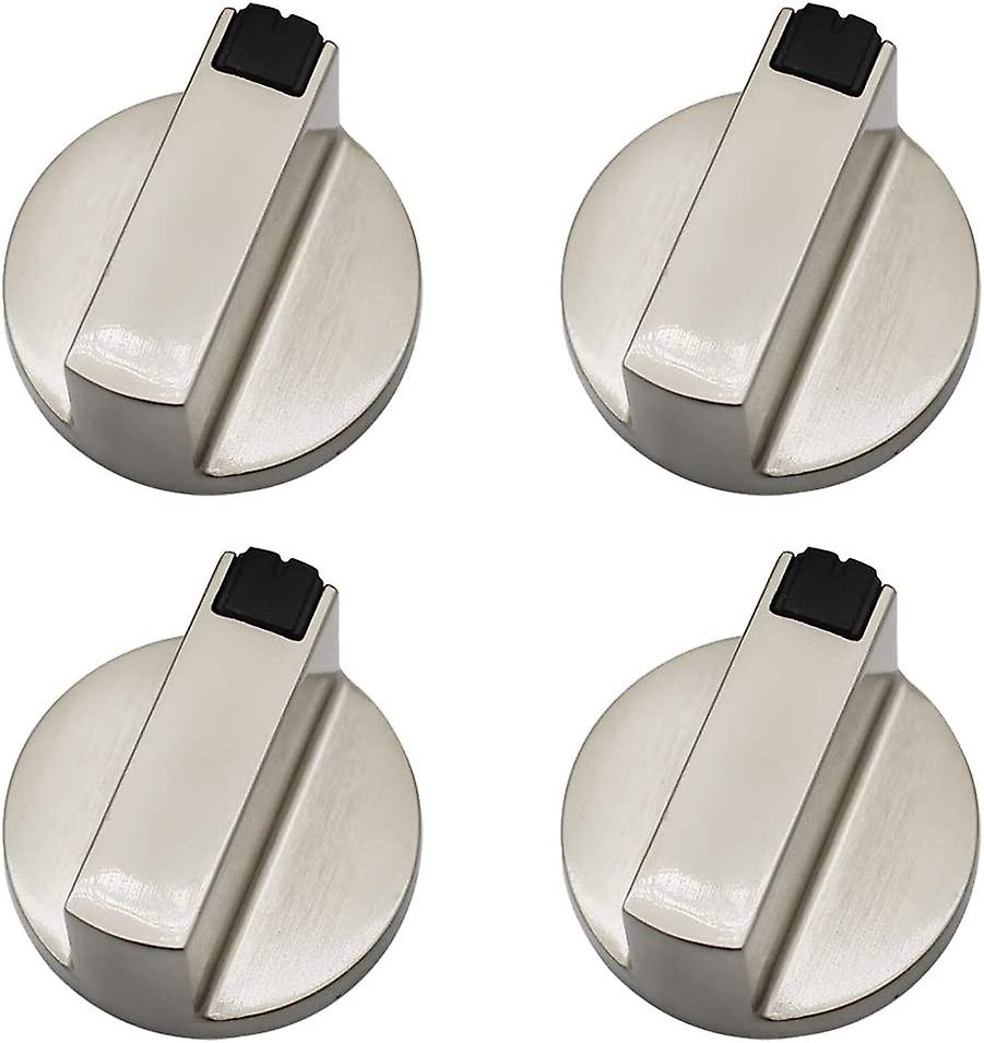 Pxcl Dylan-eu Gas Cooker Knob - Set Of 4 6mm Metal Control Knobs For Oven And Cooker