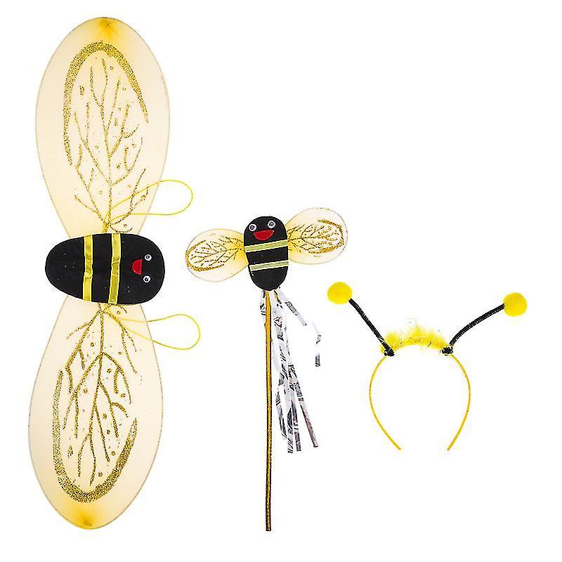 70X17cm Yellow Plant Cages & Supports 1 Set Girls Bee Costume Set With Wand And Headband Fairy Perfo