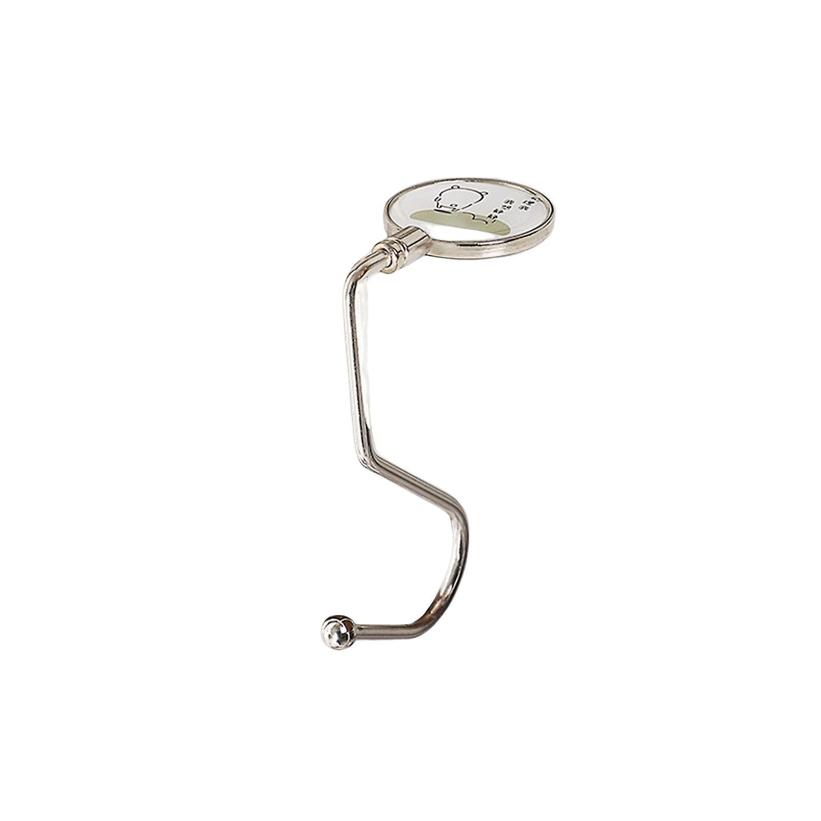 2pcs Movable Desk Side Hook Adjustable Hard Iron Hook