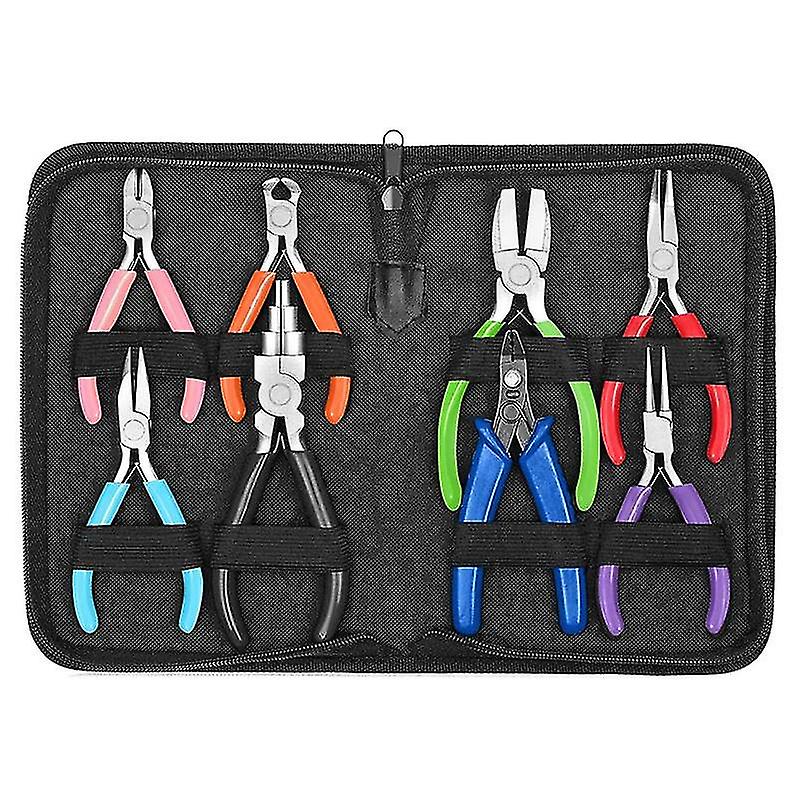 كماشة مجوهرات، 8 قطع أدوات صنع المجوهرات كماشة، أدوات صنع المجوهرات كماشة، لإصلاح المجوهرات