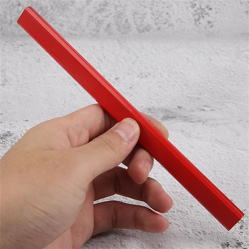 36 Pieces 7 Inch Construction Pencils Hardwood Pencil Octagonal Flat Carpenter Pencils Woodworking