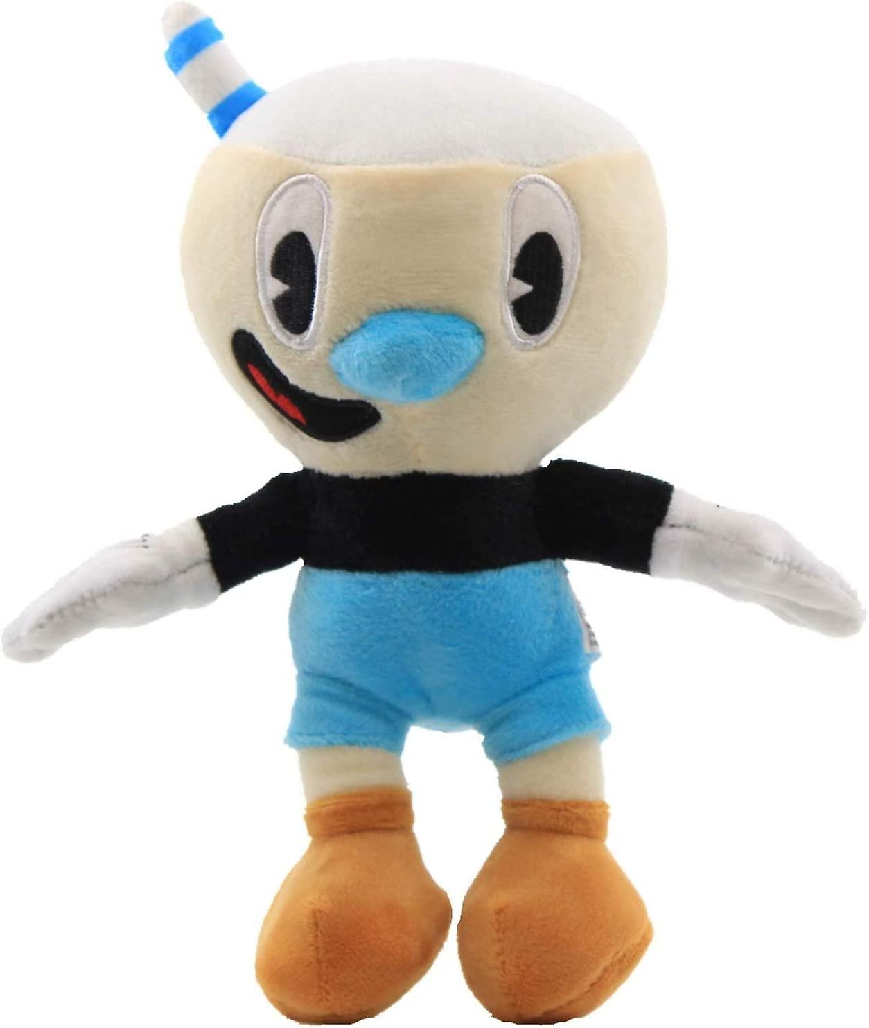 Cuphead Plush Mecup And Brocup+ Demon 3 Piece Game Doll Toy 9.8 Inch ...
