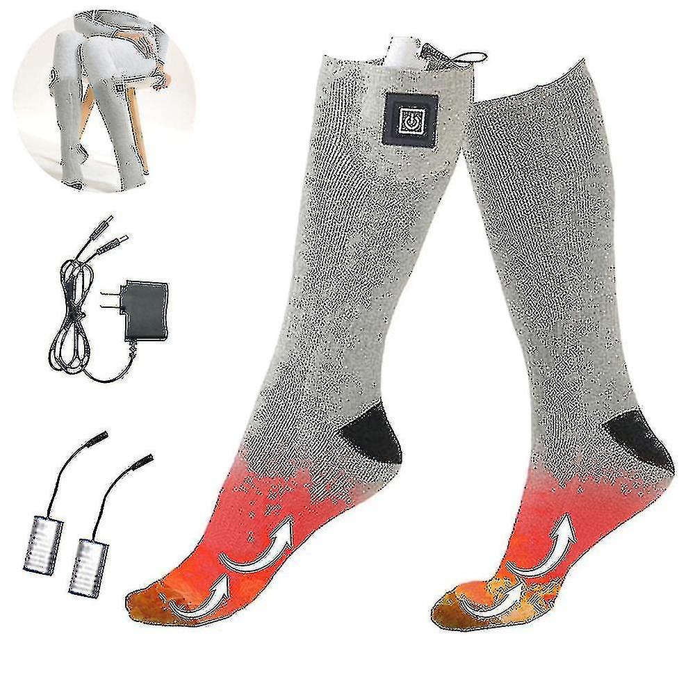جوارب ساخنة بطارية كهربائية قابلة لإعادة الشحن للجنسين تدفئة القدم الحرارية - haoyu
